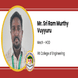 RK College of Engineering, Mech - HOD: Mr. Sri Ram Murthy Vuyyuru Interview
